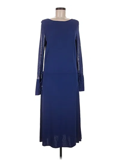 Ferragamo Casual Dress In Blue