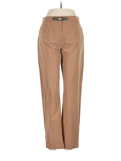 Pre-owned Ferragamo Casual Pants In Tan
