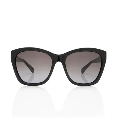 Ferragamo Cat Eye Sunglasses In Black