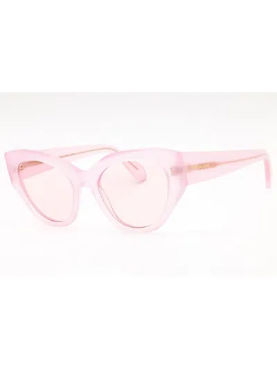 Ferragamo Cat Eye Women's Sunglasses - Sf1107s In Purple