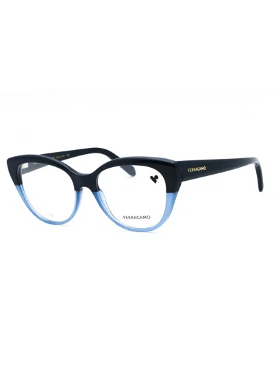 Ferragamo Cat-eye Eyeglasses Sf2970 For Women In Neutral