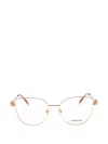 Ferragamo Cat-eye Frame Glasses In Multi