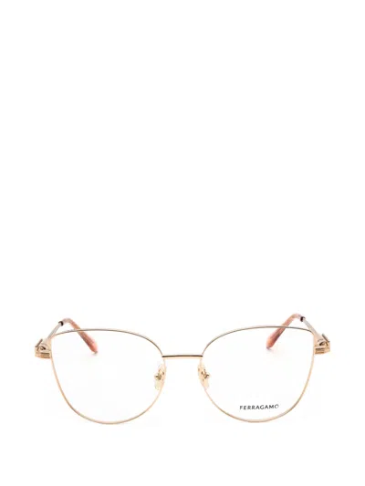 Ferragamo Cat-eye Frame Glasses In Multi