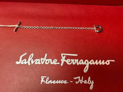 Ferragamo Chain Bracelet In White