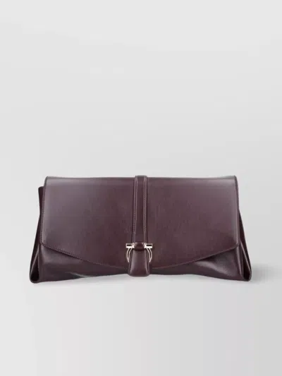 Ferragamo Chain Strap Rectangular Shape Fold-over Flap