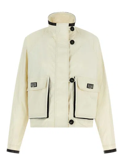 FERRAGAMO TECH LINEN JACKET