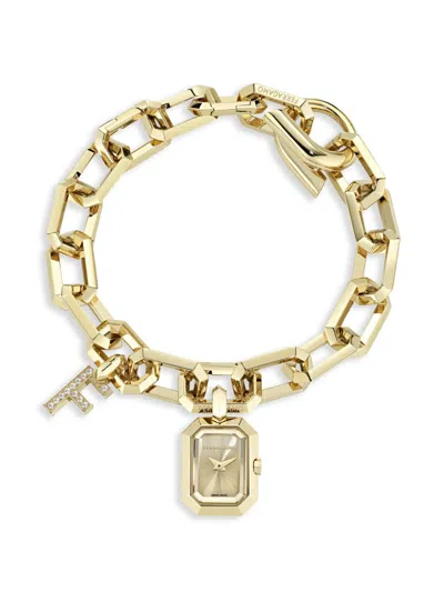 Ferragamo Charm 16.6mm Watch In Gold