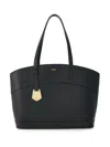 Ferragamo Charming Logo-print Tote Bag In Black