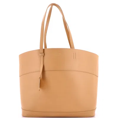 Ferragamo Charming Tote Leather Medium In Sand