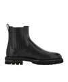 Ferragamo Lug Sole Chelsea Boot In Black