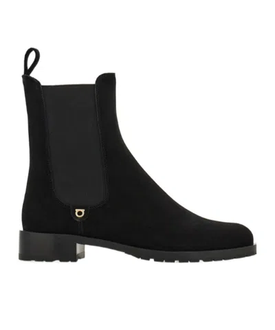 Ferragamo Chelsea Boot In Black