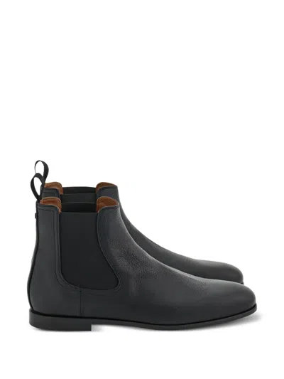 Ferragamo Chelsea Boots In Black