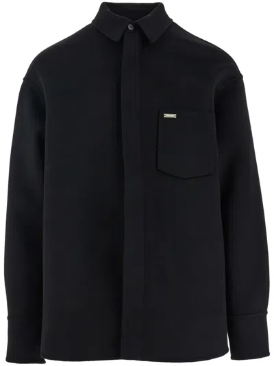 Ferragamo Man Sports Jacket In Black