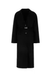 Ferragamo Elegant Wool Blend Jacket For Women In Black