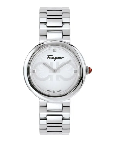 Ferragamo Chic Bracelet Watch In Metallic