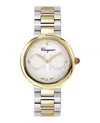 Ferragamo Chic Bracelet Watch In Gold