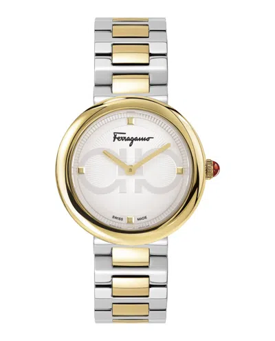Ferragamo Chic Bracelet Watch In Gold