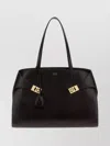 Ferragamo Dark Brown Hug Shopping Bag