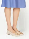 Ferragamo Chunky-buckle Ballerina Flats