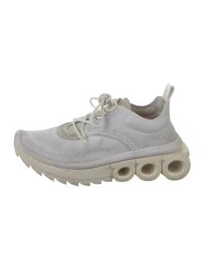 Pre-owned Ferragamo Chunky Sneakers In White