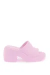 Ferragamo Woman Sandals Pink Size 8 Rubber In Pink