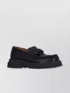 Ferragamo Chunky Sole Loafers Round Toe In Grey