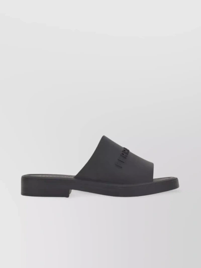 Ferragamo Sandals In Black