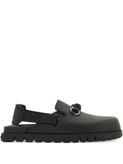 Ferragamo Chunky-sole Sandals In Black