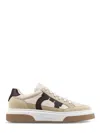 Ferragamo Chunky Sole Sneakers With Calf Leather In White