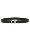 Ferragamo Cintura In Pelle In Black