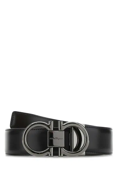 Ferragamo Cintura In Nerohickory