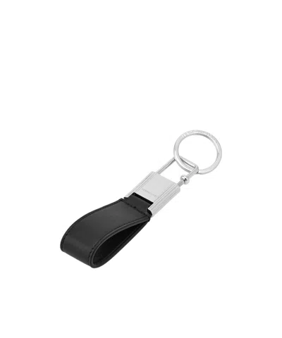 Ferragamo Circle Key Ring In Black