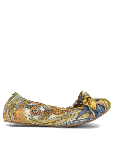 Ferragamo Classic Ballerinas In Multi