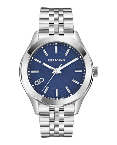 Ferragamo Classic Bracelet Watch In Metallic