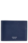 Ferragamo Classic Leather Bifold Wallet In Midnight