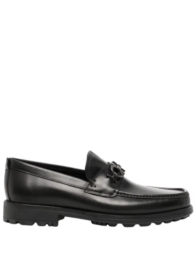 FERRAGAMO FERRAGAMO CLASSIC LEATHER MOCCASIN
