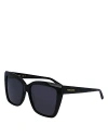 Ferragamo Sf1102s Sunglasses In Black/blue Solid