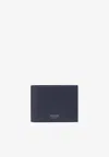 Ferragamo Classic Logo Bi-fold Leather Wallet In Midnight Blue