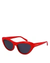 Ferragamo Sf 1103s 600 55mm Womens Cat-eye Sunglasses In Red