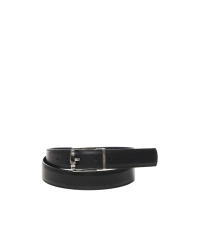 FERRAGAMO FERRAGAMO CLASSIC LOGO DETAILED BUCKLE BELT
