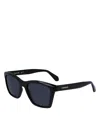 Ferragamo Classic Logo Rectangular Sunglasses, 54mm In Black
