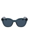 Ferragamo Logo Plastic Cat-eye Sunglasses