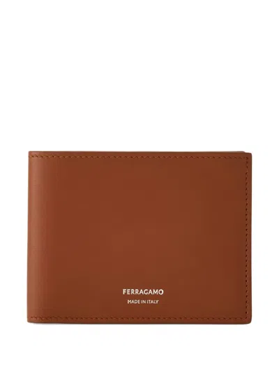 Ferragamo Fold Wallets Bi-fold Design In Brown