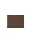 Ferragamo Florence Bi-fold Leather Wallet In Brown