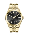 Ferragamo Classic Watch, 42mm In Black/gold