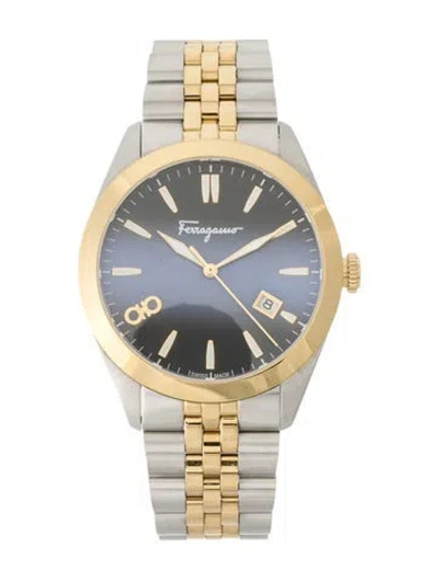 Pre-owned Ferragamo Classic Watch, 42mm In Multi