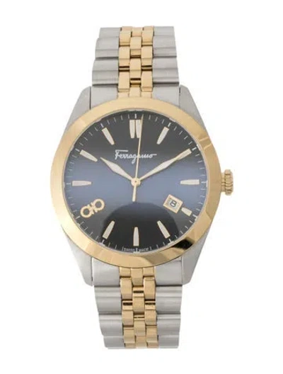 Pre-owned Ferragamo Classic Watch, 42mm In Multicolor
