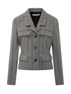 Ferragamo Classic Wool Blazer In Multi