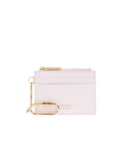 Ferragamo Clip With Key Chain In Pink