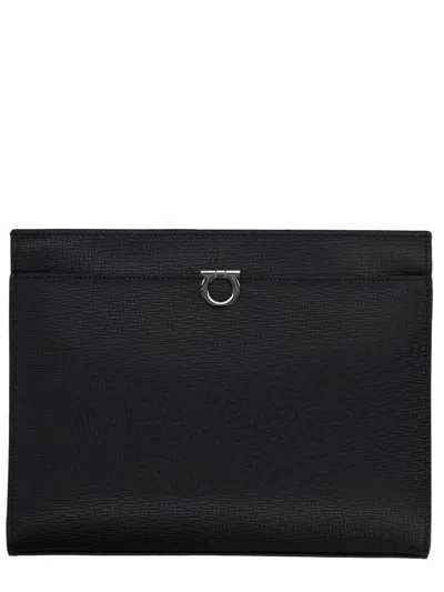 Ferragamo Clutch In Blue